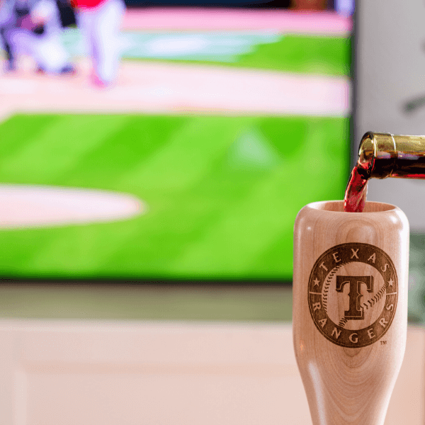 Texas Rangers Wined Up® | Baseball Bat Wine Mug