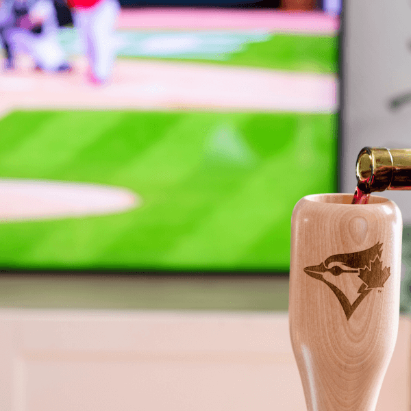 Toronto Blue Jays Bird Wined Up® | Baseball Bat Wine Mug
