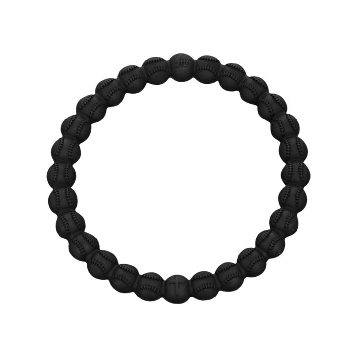 Power Band Baseball Bracelet | Black