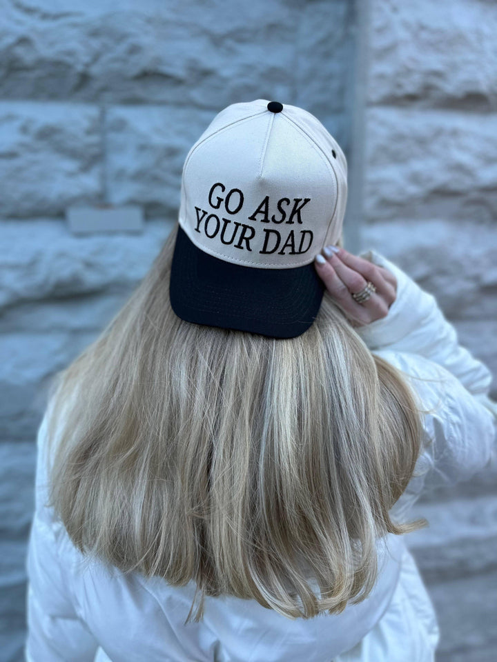 Go Ask Your Dad Vintage Trucker Hat