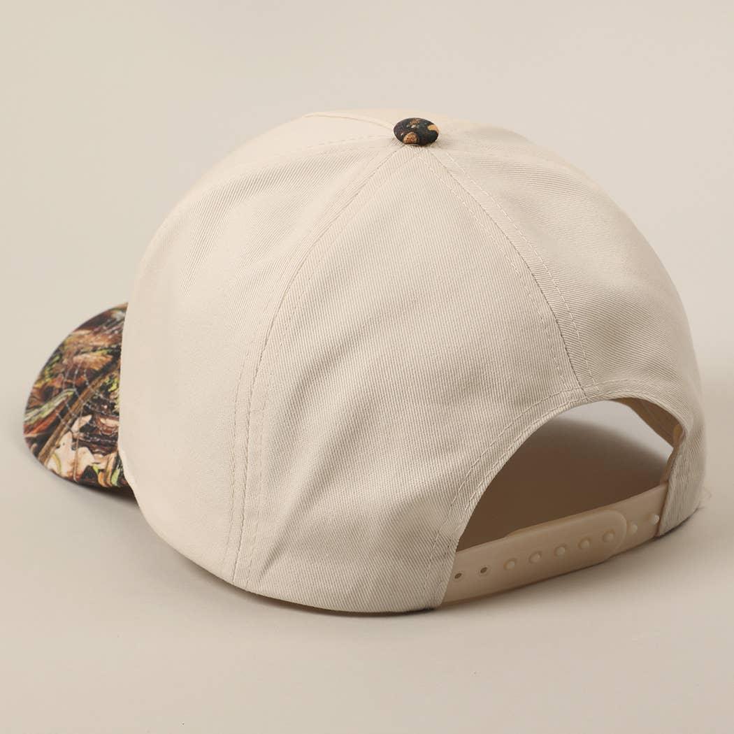 BEER ME Embroidered Leopard Trucker Hat