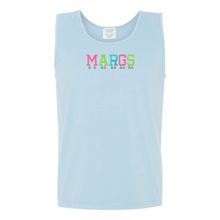 Embroidered Tasseled 'Margs' Tank Top