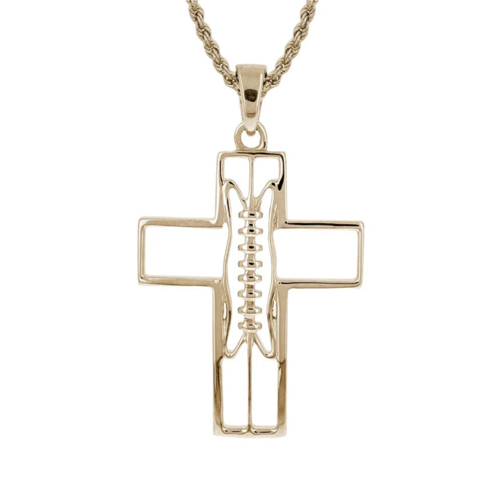 Gridiron Football Cross Necklace