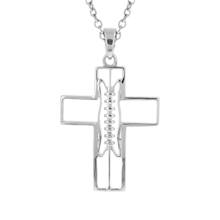 Gridiron Football Cross Necklace