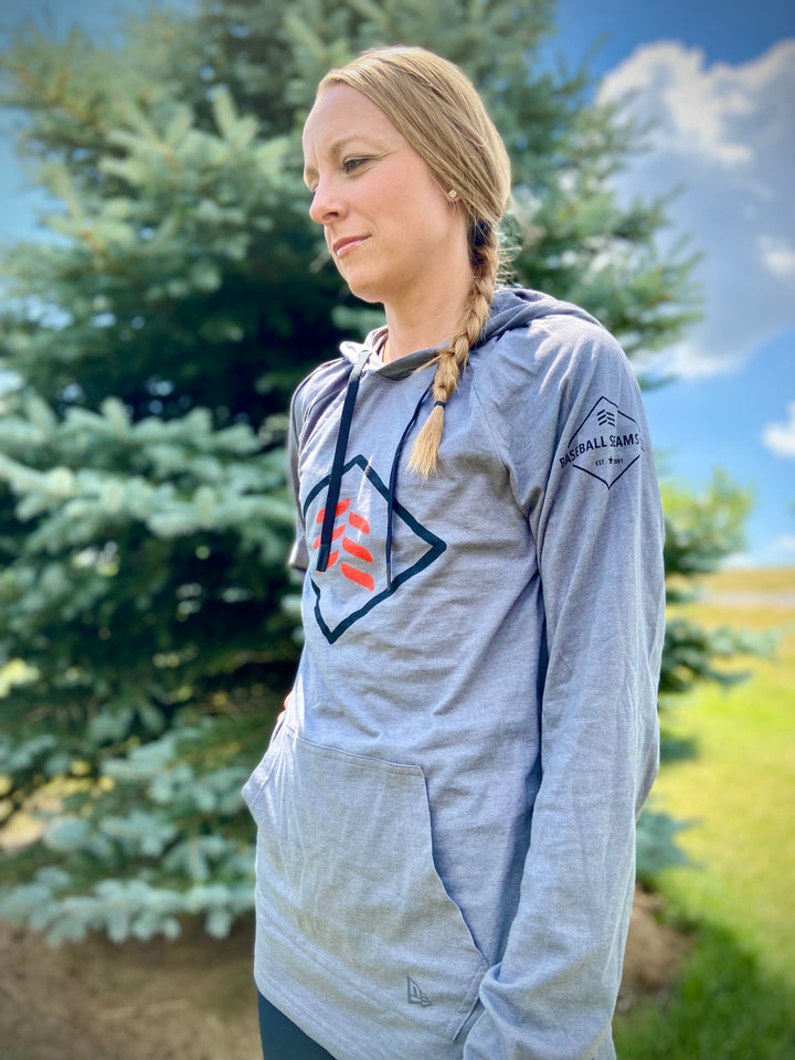 Baseball Seams Co. 3-Seams Logo Lightweight Hoodie