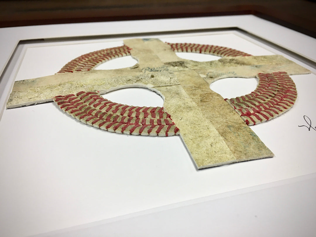"Celtic Cross" Original Baseball Artwork