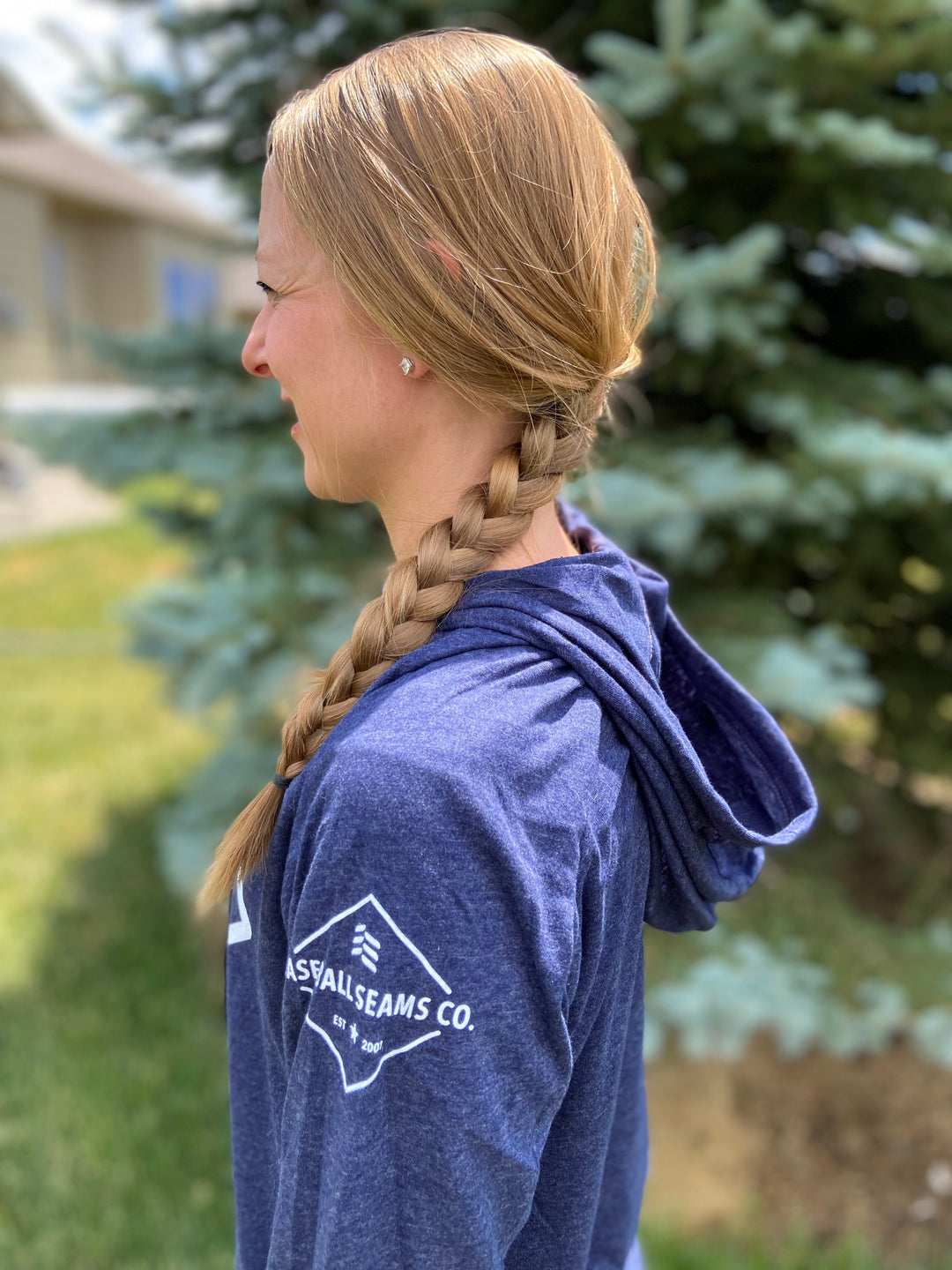 Baseball Seams Co. 3-Seams Logo Lightweight Hoodie