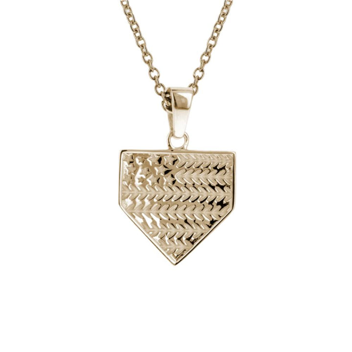 American Flag Home Plate Necklace
