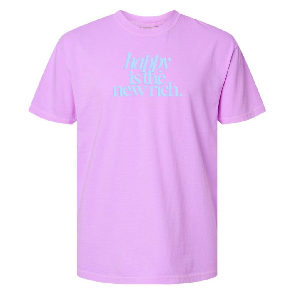 PUFF 'Happy Is The New Rich' T-Shirt