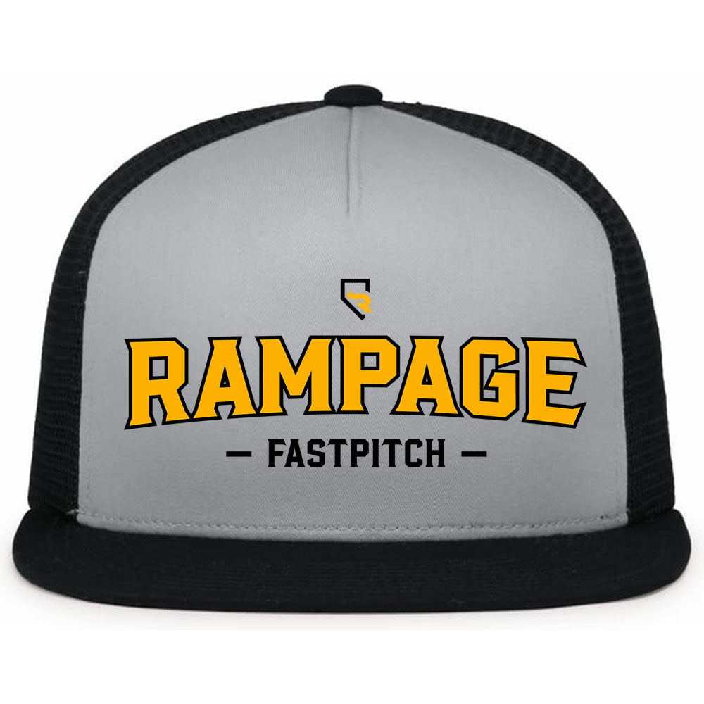 Rampage Digisoft Logo - Trucker Snapback Cap - POD