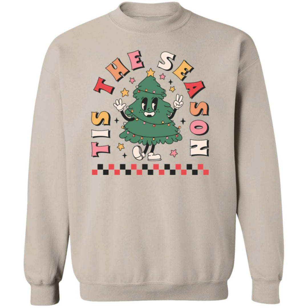 Sweatshirts - Tis The Season Retro - Crewneck Sweatshirt