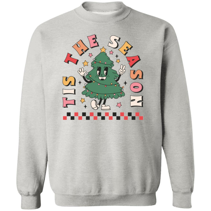 Sweatshirts - Tis The Season Retro - Crewneck Sweatshirt