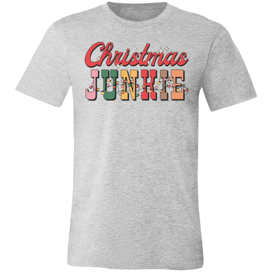 T-Shirts - Christmas Junkie - Unisex Short-Sleeve T-Shirt