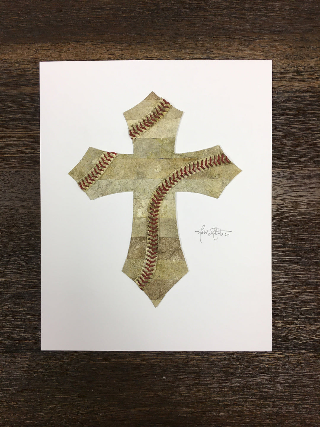 "Two Seam Cross" Original Artwork